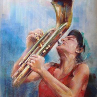 Pastel de Catherine Simier