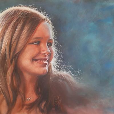 Pastel de Béatrice Mitry