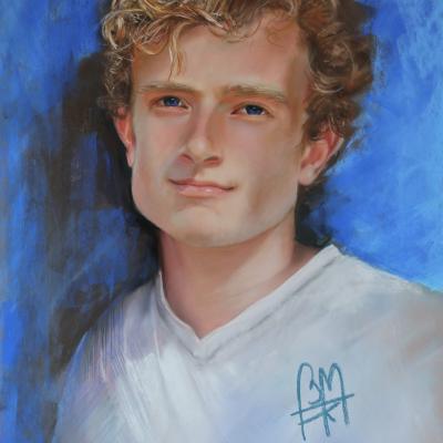 Pastel de Béatrice Mitry
