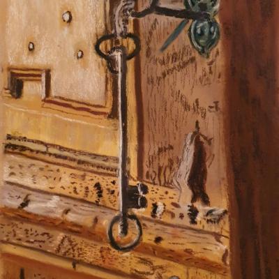 Pastel de Danièle Trierweiler