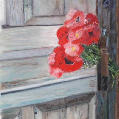 Pastel de Danièle Trierweiler
