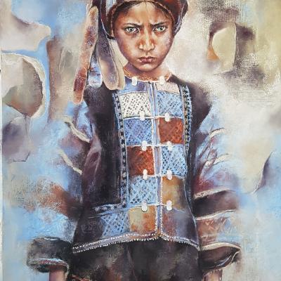 Pastel de Evelyne Doublet