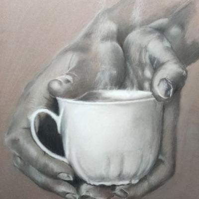 Pastel de Jean Alvarez