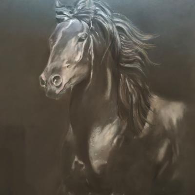 Pastel de Jean Alvarez