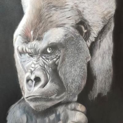 Pastel de Jean Alvarez