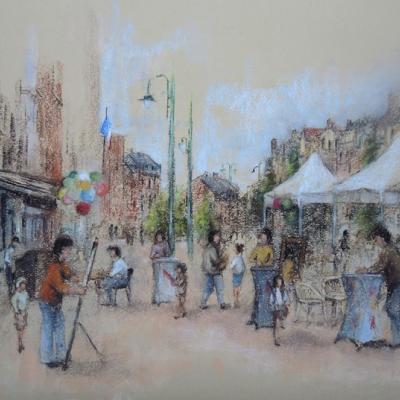 Pastel de Miriam Redouane