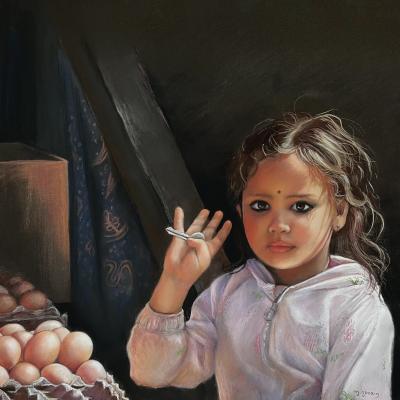 Pastel de Monique Genain