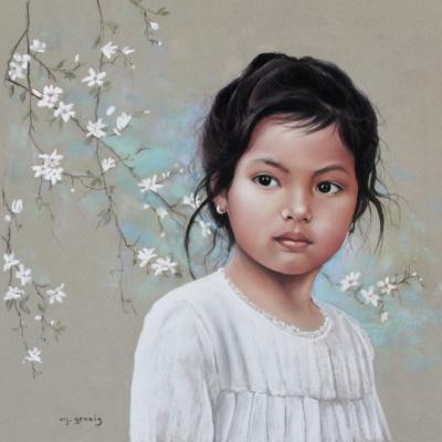 Pastel de Monique Genain