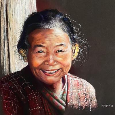 Pastel de Monique Genain