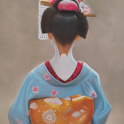 Pastel de Myriam Schotté