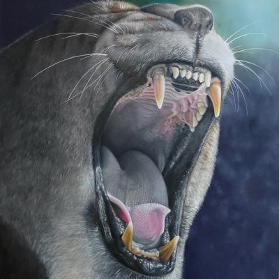 Pastel de Myriam Schotté