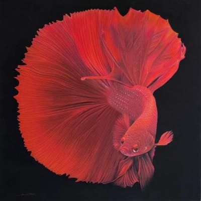 Pastel de Myriam Schotté