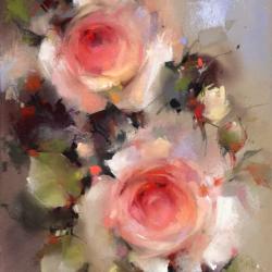 Image de : Fleurs, pastel et aquarelle - Charenton-le-Pont